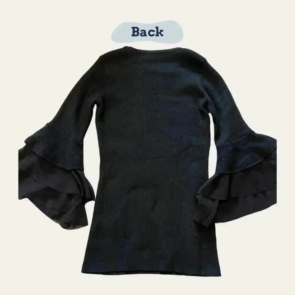 Design History: Ruffle Sweater Dress - Picture 4 of 4